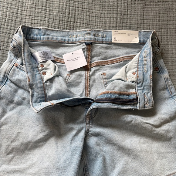 American Eagle Outfitters Light Blue Jean Shorts - Picture 2 of 5